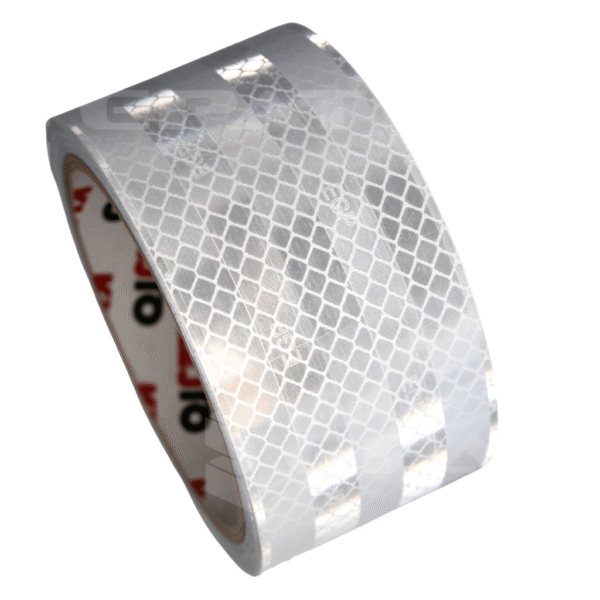 Taśma odblaskowa biała Epat T010. Taśma pryzmatyczna biała