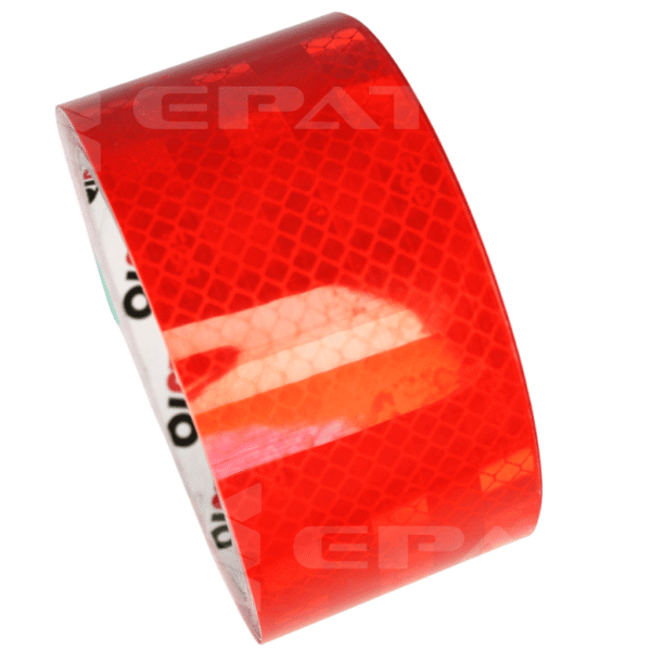 Taśma odblaskowa czerwona Epat T020. Obrysówka czerwona. Odblask na tył przyczepy.