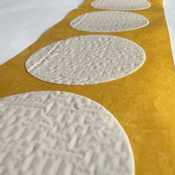 Epat 1T3175 taśma naprawcza biała duct tape kółeczka do znakowania partii towaru