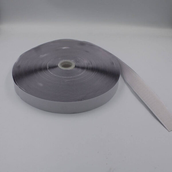 taśma rzepowa biała, rzep z klejem