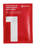 Chusteczka czyszcząca do odtłuszczania